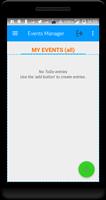 برنامه‌نما Events Manager® عکس از صفحه