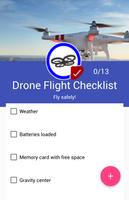 Drone Flight Checklist poster