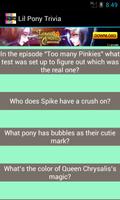 Lil Pony Trivia تصوير الشاشة 1