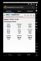 Basket Manager 2014 स्क्रीनशॉट 1