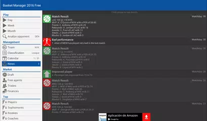 Basket Manager 2016 Free APK download