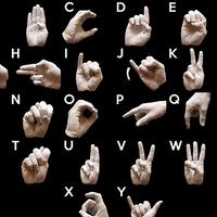 Hand Sign Language for Begin पोस्टर