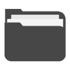 Black File Manager icon