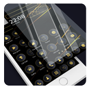 Thème en or noir APK