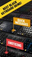 Black Keyboards Themes Affiche