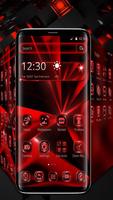 Black Cool Red Theme Affiche
