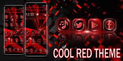 Black Cool Red Theme capture d'écran 3