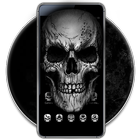 Black Death Skull Theme آئیکن