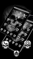 Black Death Skull Theme syot layar 1
