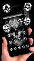 برنامه‌نما Black Death Skull Theme عکس از صفحه