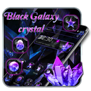 Black Galaxy Crystal Theme APK