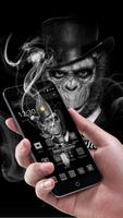 Herr Smoking Monkey Theme Plakat