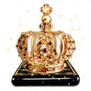 Black Gold Crown Theme APK