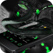 Black Green Snake Tech Theme