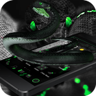 Black Green Snake Tech Theme icon