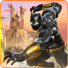 Panther Superhero City Battle Street Fighting biểu tượng