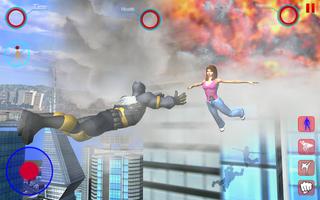 Panther Superhero City Battle Street Fighting ảnh chụp màn hình 3