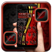 Black Red Pattern Theme