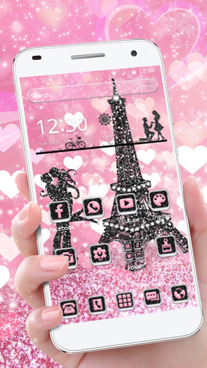 Android 用の ロマンチックなエッフェル塔のテーマ Apk をダウンロード