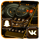 Black Golden Technology Theme APK