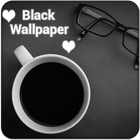 Icona Black Wallpaper QHD Lock Screen