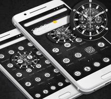 Black White Luxury Watch Theme screenshot 2