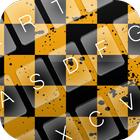 Black Yellow Keyboard icône