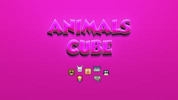Animals Cube पोस्टर
