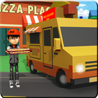 Blocky Pizza Delivery أيقونة