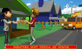 برنامه‌نما Blocky Pizza Delivery عکس از صفحه