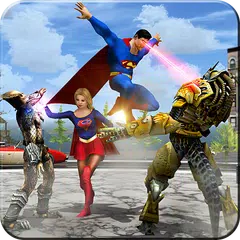 Superboy Revenge: Super Girl Hero APK Herunterladen