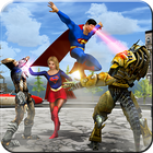 Superboy Revenge: Super Girl Hero icône