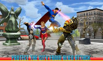 Superboy Revenge: Super Girl Hero Affiche