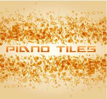 Piano Gold Tiles 6 постер