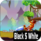 White Jungle Crash Adventure icono