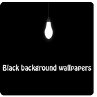 Black background wallpapers icône
