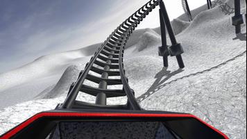 VR Snowy Roller Coaster poster