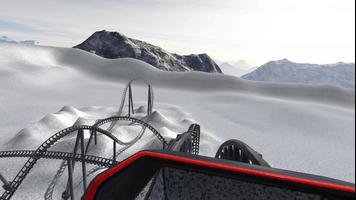 VR Snowy Roller Coaster screenshot 1