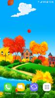 Sunny Autumn Day Live Wallpape Affiche