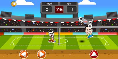 Head Soccer Rusia 2018 Messi vs Cristiano Ronaldo ポスター