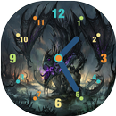 Black Dragon Clock Widget APK