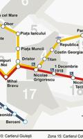 Harta Metrou Bucuresti ポスター