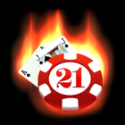 Blackjack 21-icoon
