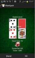 Blackjack 21 - Kartenspielen plakat