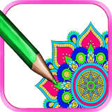 Mandala Coloring Pages icône