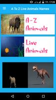 AtoZ Animal Name  - Kids Learning App الملصق
