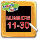 Numbers 11-30 for LKG Kids - Giggles & Jiggles APK