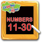 آیکون‌ Numbers 11-30 for LKG Kids - Giggles & Jiggles