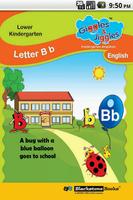Letter B for LKG Kids Practice plakat
