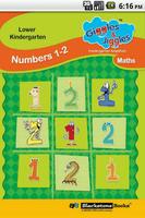 Poster Numbers 1 - 2 for LKG Kids